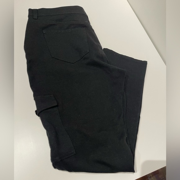 NYDJ Ponte Cargo Pants. Size 12. Inseam 27”. Waist 16.5”. EUC - Picture 6 of 6